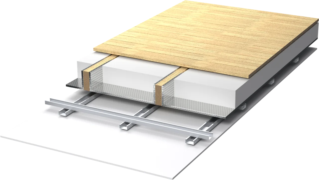 Randare 3D: renovarea planșeului de pod