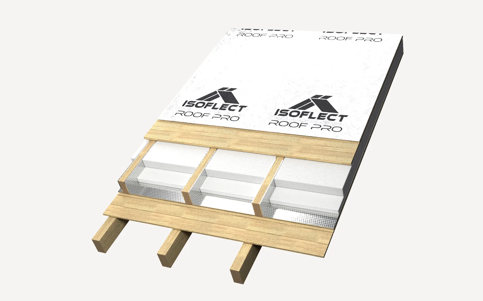 Montaj, pasul 5: folia de difuzie: Roof Pro sau Roof Optim