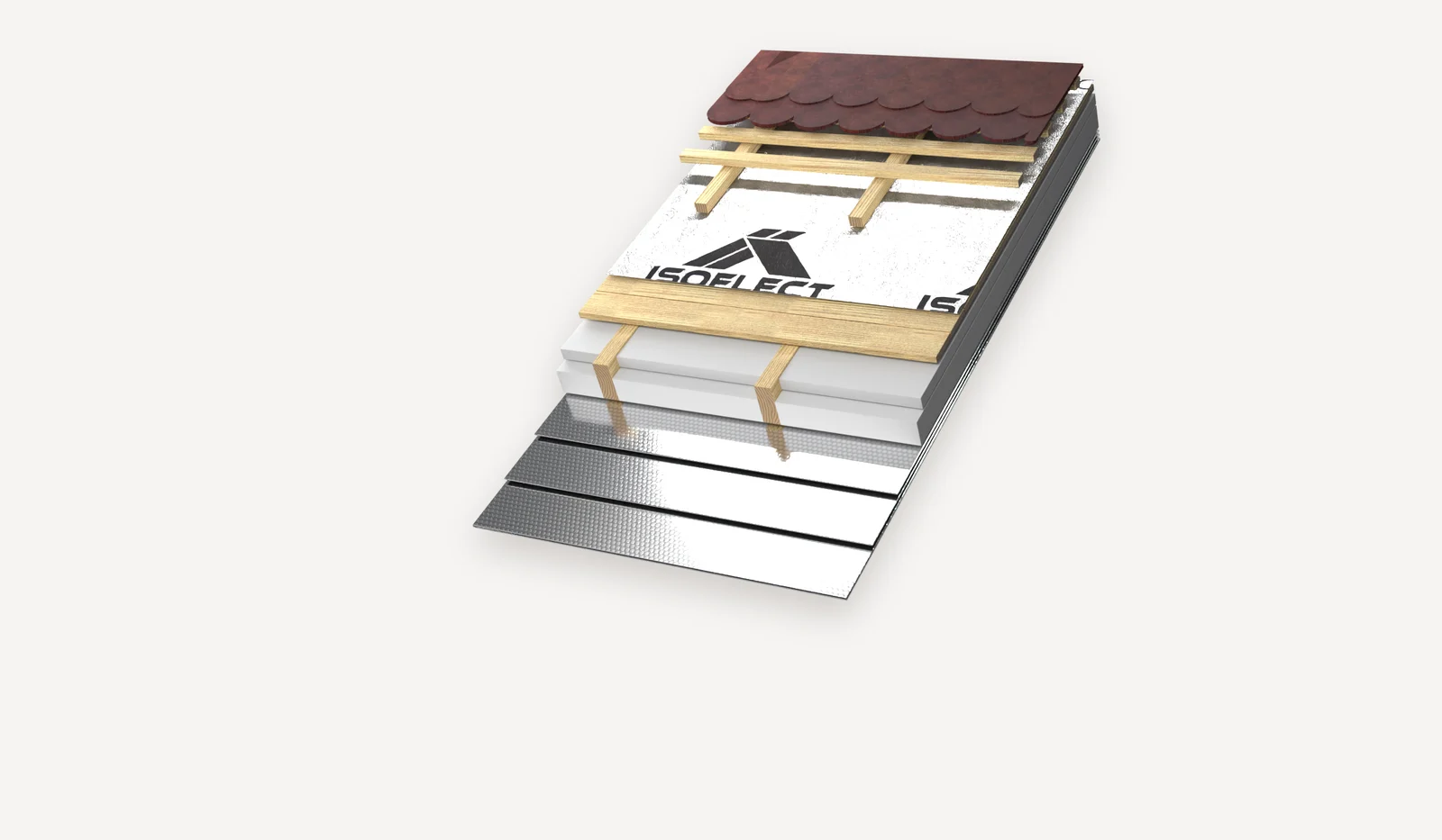 Montaj, pasul 4: faza 1: reflectiva gold