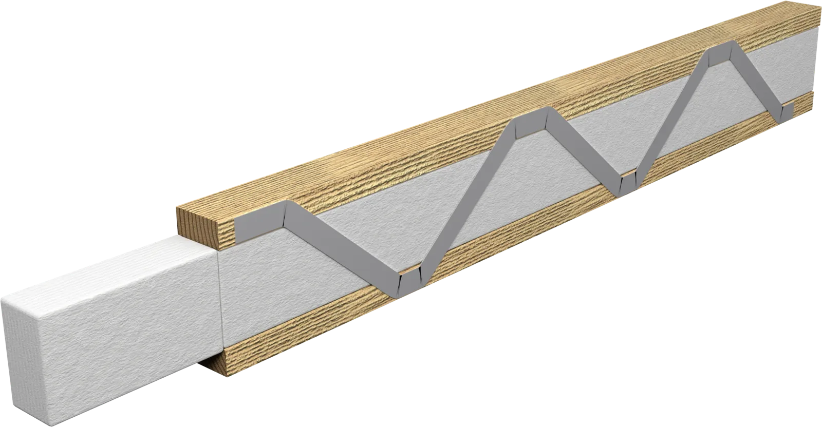 Grindă Posi Joist PS10 cu placa Wolle între tălpi